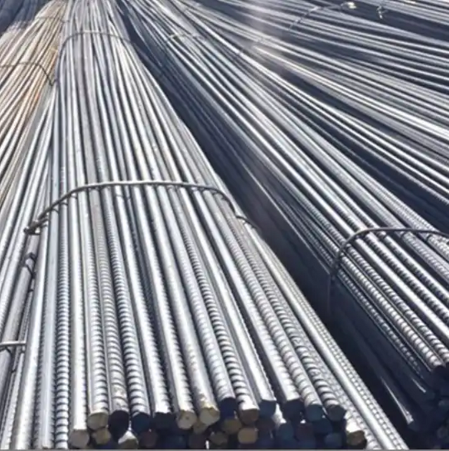 Vergalhão de aço de alta qualidade, aço carbono deformado reforçado feito na fábrica chinesa, preço de vergalhão de aço baixo preço de alta qualidade