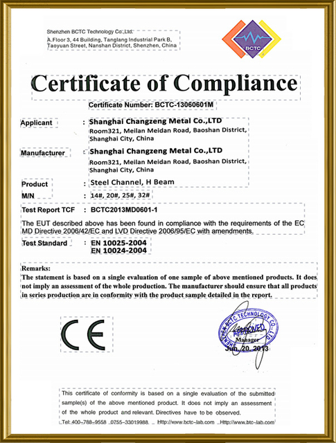 Certificado de Conformidade