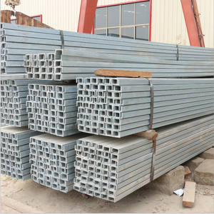 Preço competitivo galvanizado por imersão a quente de aço inoxidável tipo C canal de suporte liso com fenda de perfil U